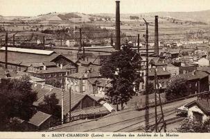 Ligne Maginot - Aciéries de Saint Chamond - Carte postale