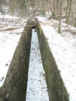 Ligne Maginot - HOCHWALD - (FOSSé ANTICHAR DU) - (Obstacle antichar) - Un cheminement protégé menant à l'entrée de la casemate C7
