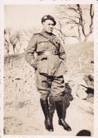 Ligne Maginot - LANGHEP SUD - (Casemate d'infanterie - Simple) - L'Adjudant-Chef Beaury Henri qui commandait la casemate du Langhep Sud
Photo de novembre 1939