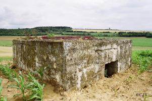 Ligne Maginot - A13 - MM110 - (Blockhaus pour canon) - L'entrée