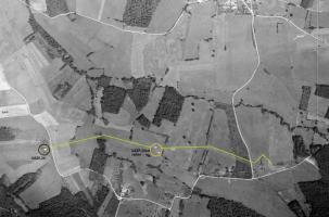 Ligne Maginot - CEZF-20  - LA BRIQUETTERIE - (Casemate d'infanterie - double) - La même zone en 1950