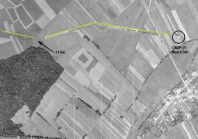 Ligne Maginot - CEZF-21bis (Casemate d'infanterie - double) - L'emplacement proposé