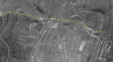 Ligne Maginot - CEZF-15 - CIMETIERE DE MONTIGNY - (Casemate d'infanterie - Double) - Photo des chantiers en janvier 1940