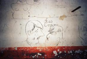 Ligne Maginot - LES TROIS-TETES - (Casernement) - Les fresques dans le fort
