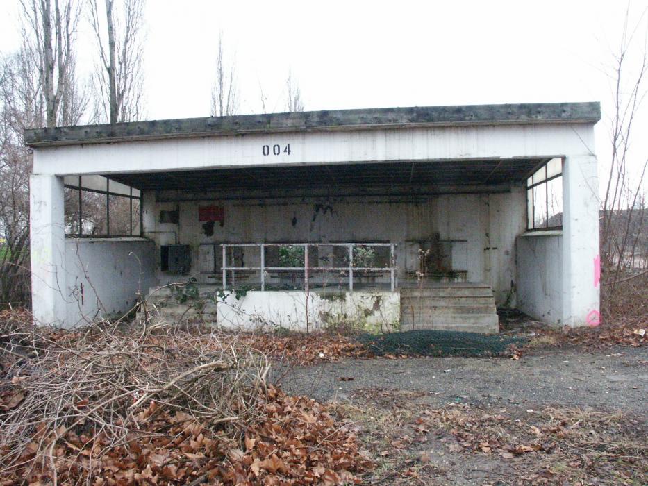 Ligne Maginot - Stand de tir Dessaix - Le pas de tir