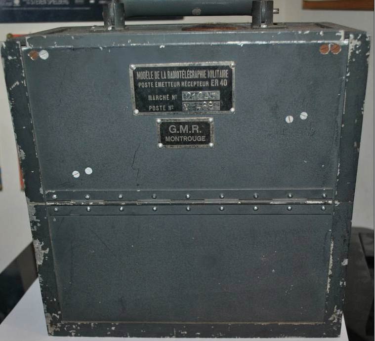 Ligne Maginot - Poste émetteur récepteur ER 40 - La face arrière du poste