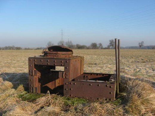 Ligne Maginot - Tourelle de char FT radio - Utilisée comme observatoire d'infanterie