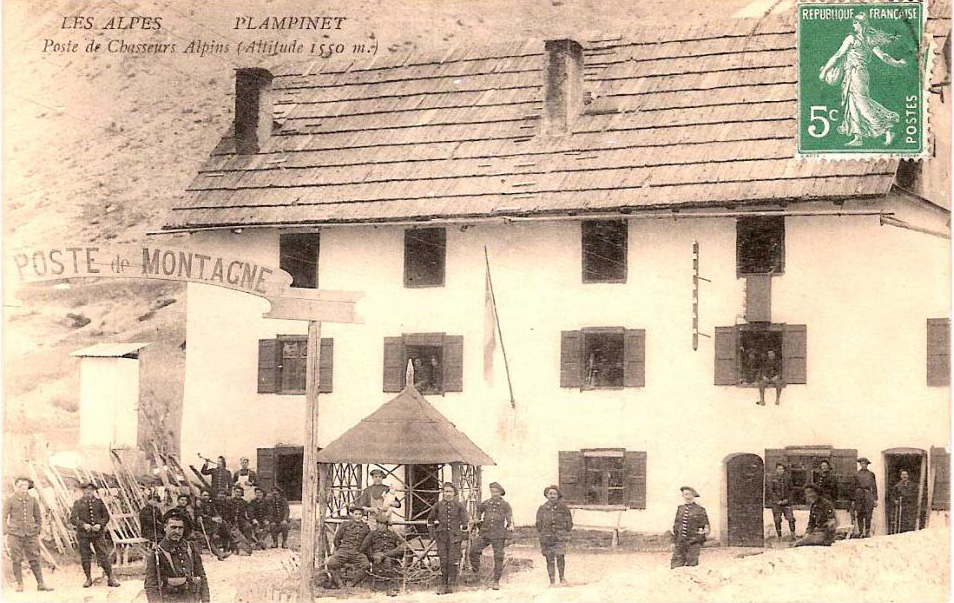 Ligne Maginot - PLAMPINET - CLEYDA - (PC de Sous-Quartier) - Le poste de montagne de Plampinet, photo à priori datée de 1940