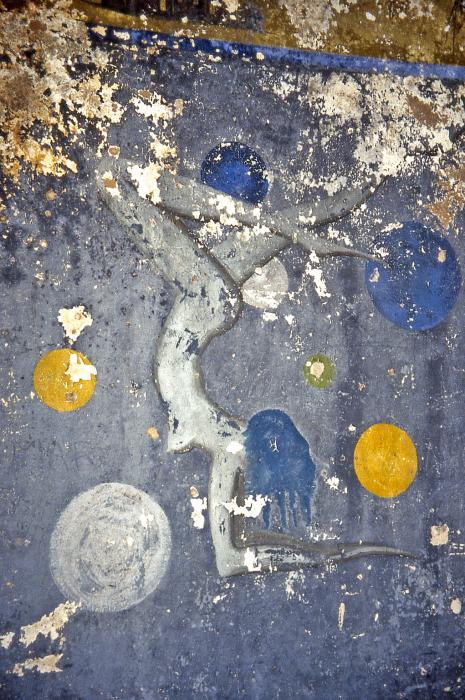 Ligne Maginot - Camp des Fourches - et encore les peintures murales pour comparer leur état....