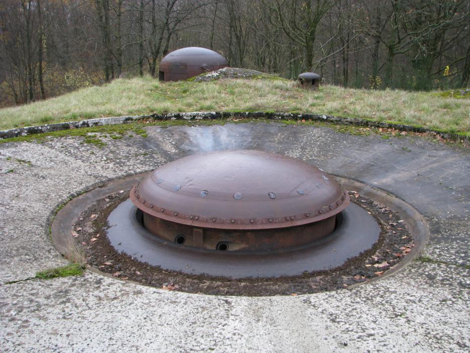 Ligne Maginot - Ouvrage du Hackenberg - Tourelle de mortiers de 81mm