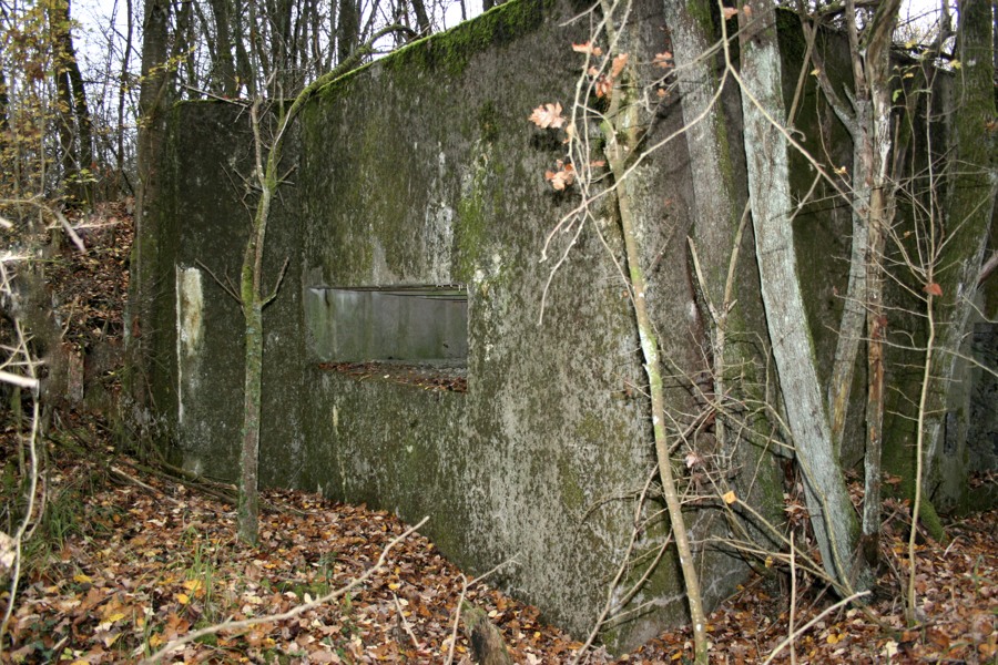 Ligne Maginot - BB339 - ROHRBUSCH - (Blockhaus pour canon) - le créneau de tir