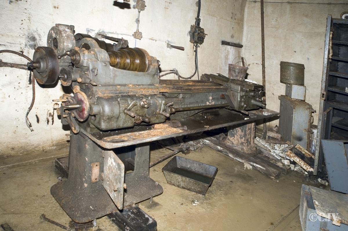 Ligne Maginot - LATIREMONT - A3 - (Ouvrage d'artillerie) - L'atelier
Atelier artillerie