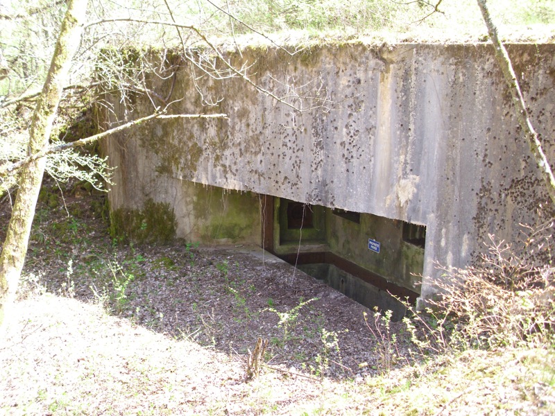 Ligne Maginot - Petit ouvrage d'infanterie du Coucou - Bloc 2
Façade du bloc actif orientée vers les casemates de Veckring