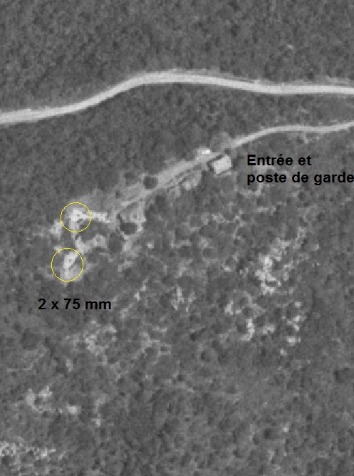 Ligne Maginot - CASTAGNA (Section Éclairante) - (Position d'artillerie préparée) - 