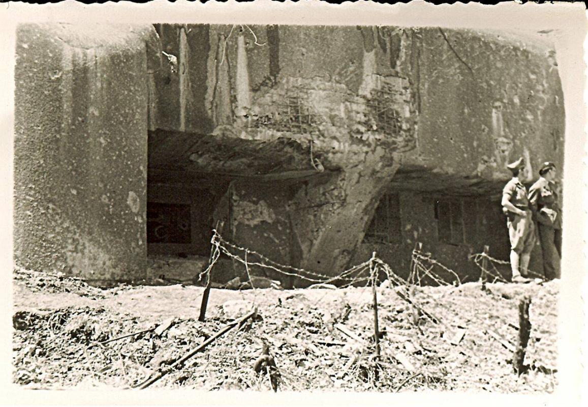 Ligne Maginot - CAP MARTIN - (Ouvrage d'artillerie) - Le bloc 2 après la bataille de Menton
