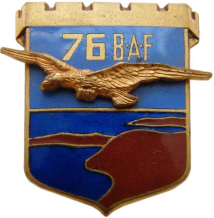 Ligne Maginot - Insigne du 76° BAF - 