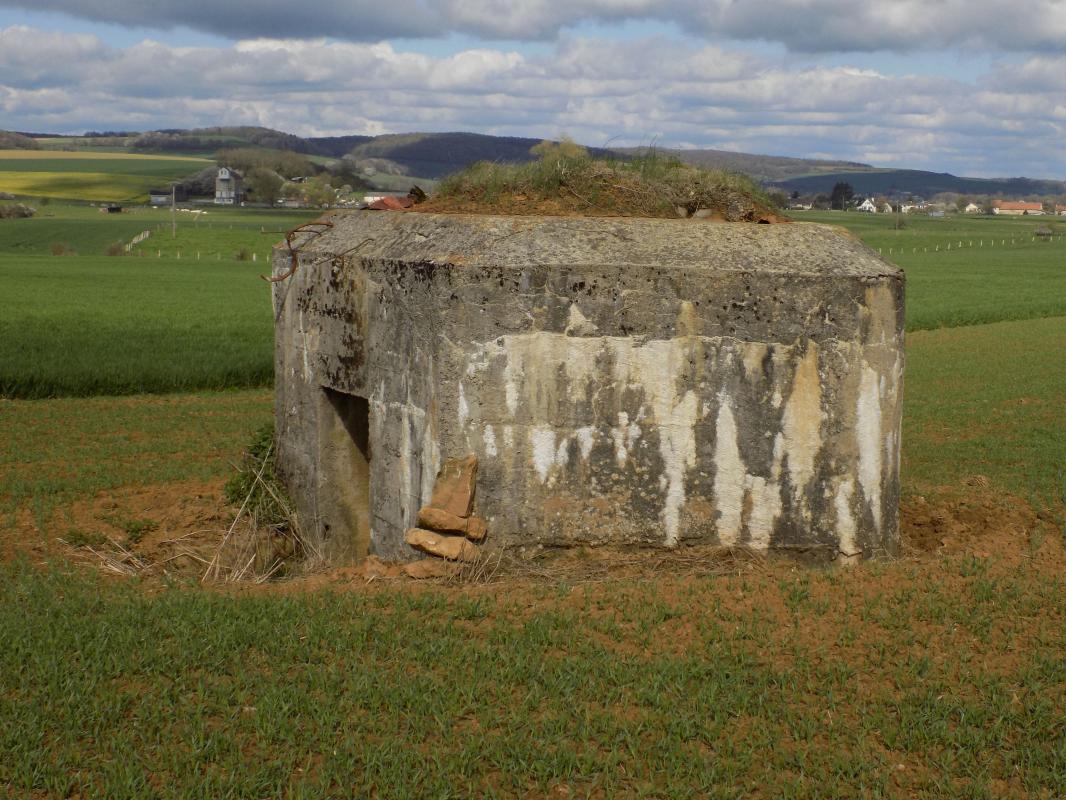 Ligne Maginot - 14C - FOND D'YVAUX OUEST - (Blockhaus pour arme infanterie) - Face droite