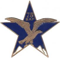 Ligne Maginot - Insigne de la SES du 75° BAF - Insigne de la Section d'Eclaireurs Skieurs du 75° Bataillon Alpin de Forteresse