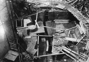 Ligne Maginot - Ouvrage d'artillerie de l'AGAISEN - La construction de l'ouvrage (1933)