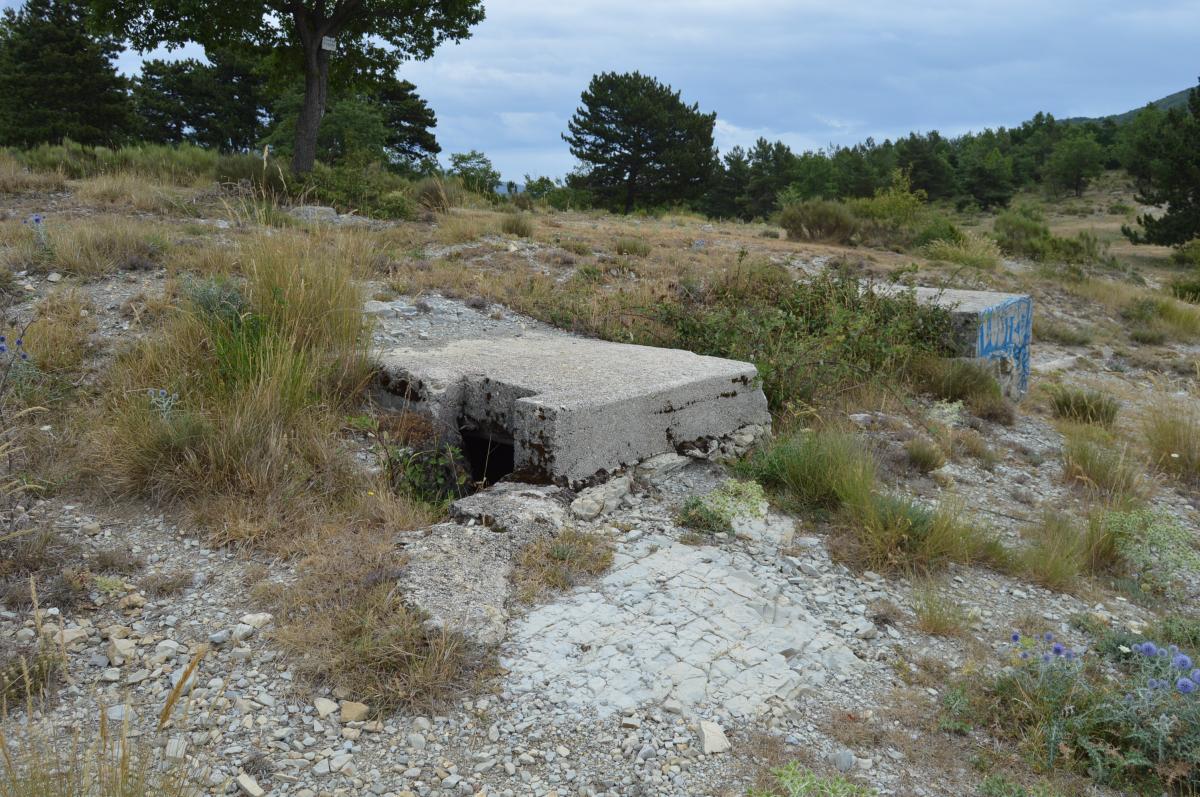 Ligne Maginot - LA LAVINA (3° BIE 157°RAP) - (Position d'artillerie préparée) - Reste de l’abri