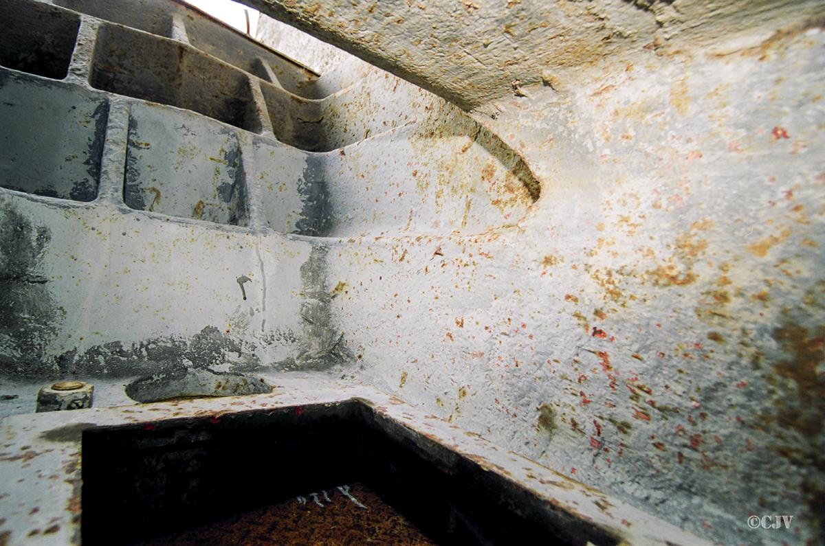 Ligne Maginot - Ouvrage d'infanterie de Saint-Ours Bas - Créneau pour mortier de 50