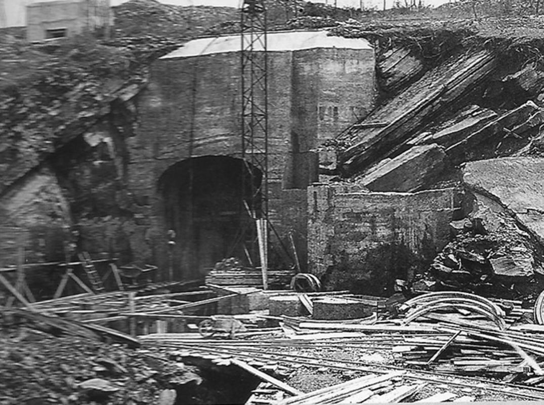 Ligne Maginot - AGAISEN (AN) - E03 - (Ouvrage d'artillerie) - La construction de l'ouvrage (1933)