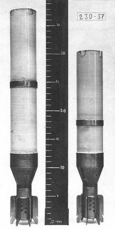 Projectiles éclairants pour mortier de 50 mle 35