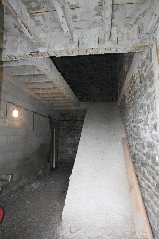 Ligne Maginot - Casernement du LAVOIR - Cage d'escalier inachevée...
