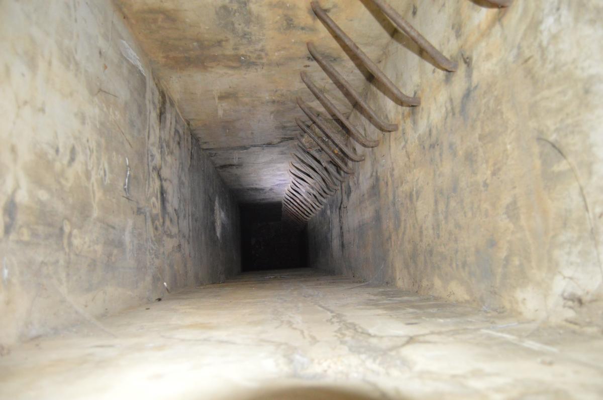 Ligne Maginot - SAINT ANTOINE 2 - (Blockhaus pour arme infanterie) - Le puits d'accès à la galerie