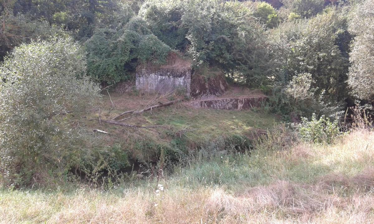 Ligne Maginot - VF60 - Antenne Métrich - Pont sur la Canner n° 2
Pile du deuxième pont enjambant la Canner
