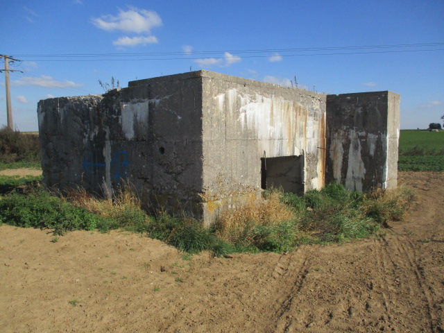Ligne Maginot - BEF 322 - L'EPINE SUD EST - (Blockhaus pour canon) - Face orientée côté ouest.
