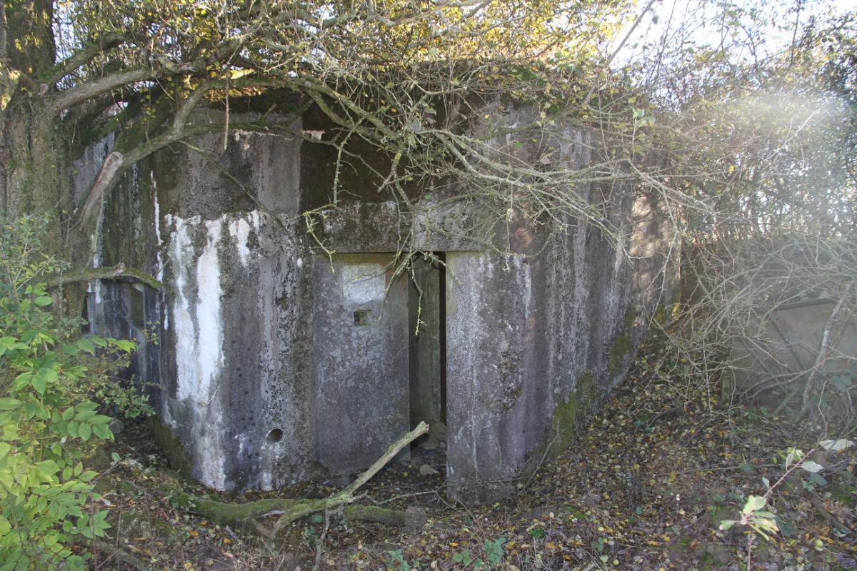 Ligne Maginot - AB17 - (Blockhaus pour canon) - L'entrée