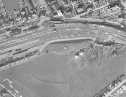 Ligne Maginot - La HOUVE - (Blockhaus de type indéterminé) - Photo aérienne de 1954