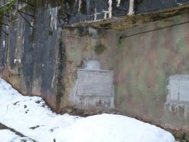 Ligne Maginot - SCHIESSECK - (Ouvrage d'artillerie) - Les créneaux murés