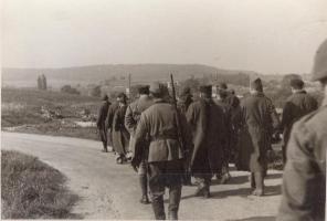 Ligne Maginot - ANZELING - A25 - (Ouvrage d'artillerie) - Marche des prisonniers