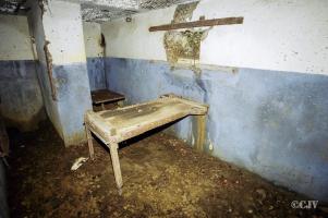 Ligne Maginot - Blockhaus du Petersberg - Créneau et table pour mitrailleuse Hotchkiss 8mm mle 1914