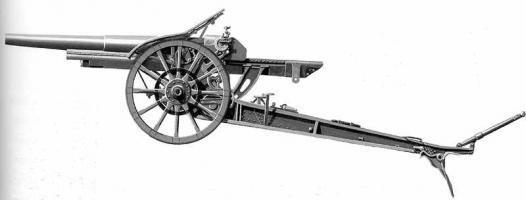Ligne Maginot - Canon de 105mm Mle 1913 Schneider - 