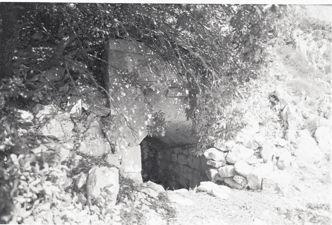 Ligne Maginot - Observatoire du PIC de GARUCHE - Anciens abris à 50 mètres de l'entrée de l'ouvrage
