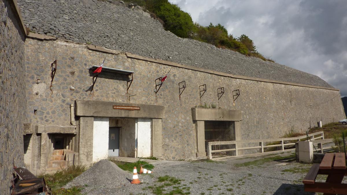 Ligne Maginot - Ouvrage d'artillerie de RIMPLAS - Le bloc d'entrée de l'ouvrage
