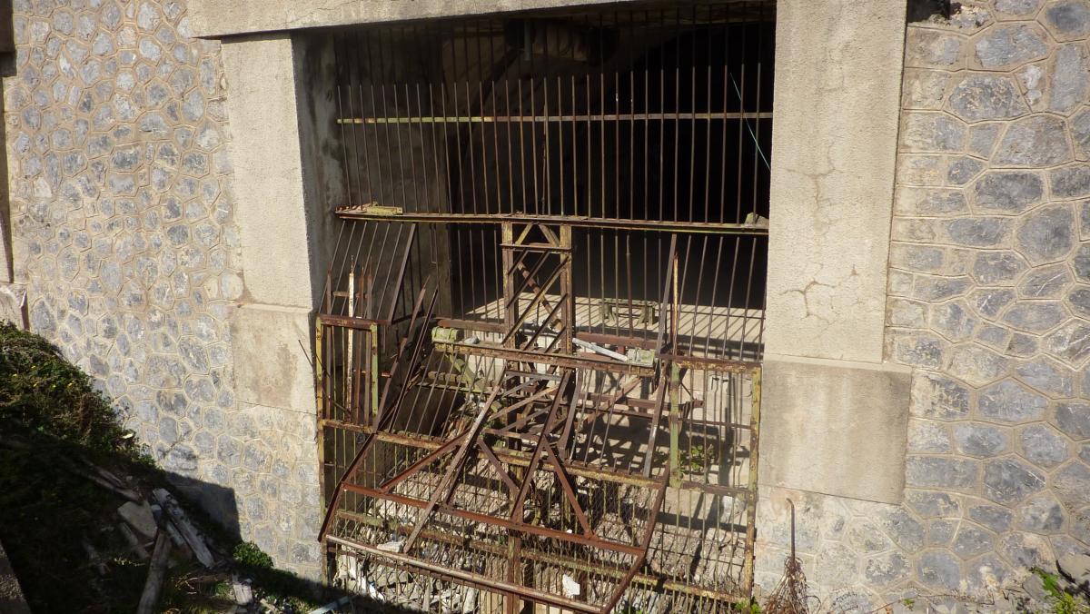 Ligne Maginot - Ouvrage d'artillerie de RIMPLAS - L'entrée téléphérique