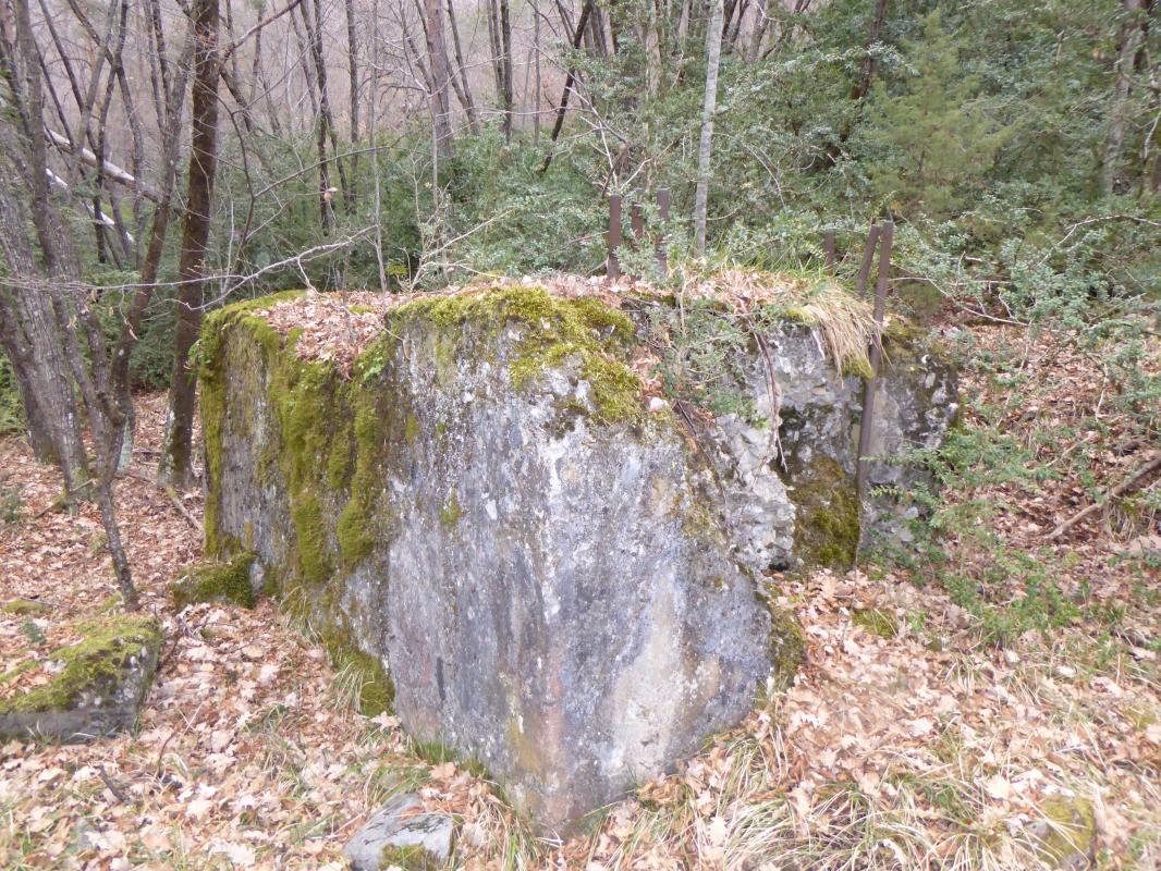 Ligne Maginot - FLAUT - (Ouvrage d'artillerie) - Vestiges des travaux de construction