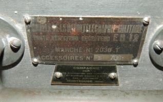 Ligne Maginot - Poste de radio ER 12 - La valise d'accessoires du poste ER 12