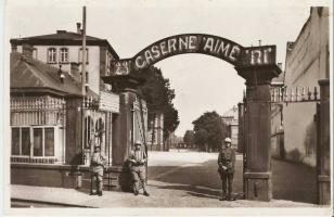 Ligne Maginot - Caserne AIME - HAGUENAU - Photo prise au début des années 30, quand le 23° RI n'est pas encore de forteresse.