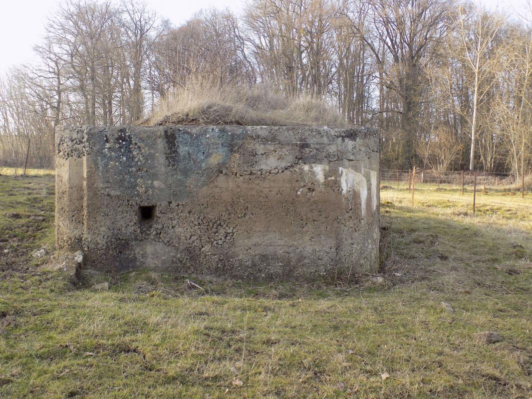 Ligne Maginot - 29A - LES BAUCHES SUD - (Blockhaus pour arme infanterie) - Face droite avec créneau FM