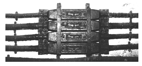 Ligne Maginot - Manchons entre câbles téléphoniques - Manchons protégeant les épissures réalisées entre des câbles téléphoniques isolés au papier et les terminaisons intérieures réalisées avec du cable isolé au caoutchouc 