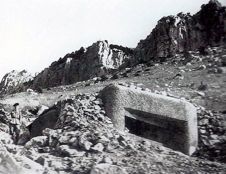 Ligne Maginot - MADONE de GORBIO Nord En 1940 - 