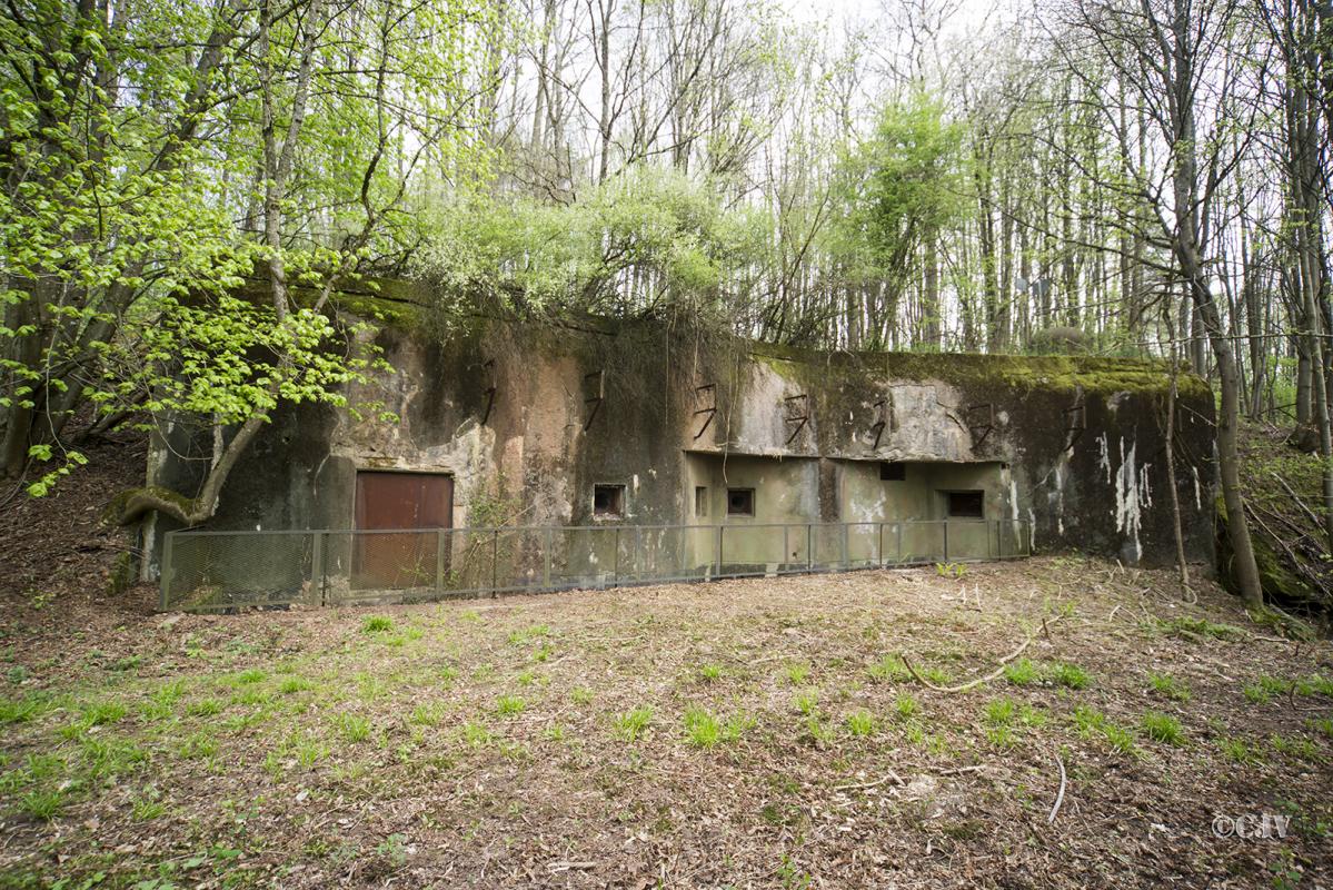 Ligne Maginot - SCHIESSECK - (Ouvrage d'artillerie) - Entrée des Hommes, état avril 2017