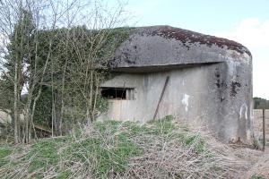 Ligne Maginot - B727 - FILS DE FER - (Blockhaus pour canon) - Façade sud