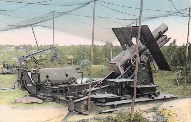 Ligne Maginot - Mortier  SCHNEIDER Creusot de 280 mm mle 1914 - 