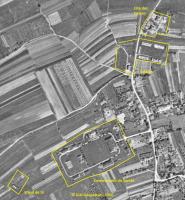 Ligne Maginot - Camp de Sureté d'ISING - Stand de tir - Photo aérienne de 1950